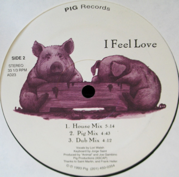 Lori Walsh - I Feel Love | Pig Records (AD23) - 2
