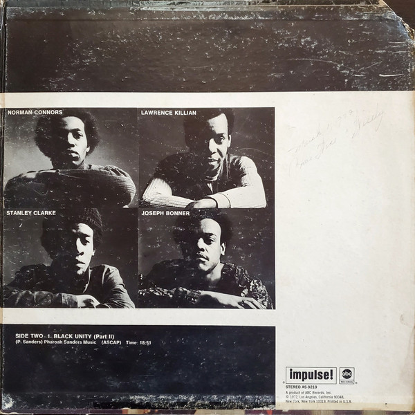 Pharoah Sanders - Black Unity | Impulse! (AS-9219) - 3 Pharoah Sanders - Black Unity | Impulse! (AS-9219) - 3