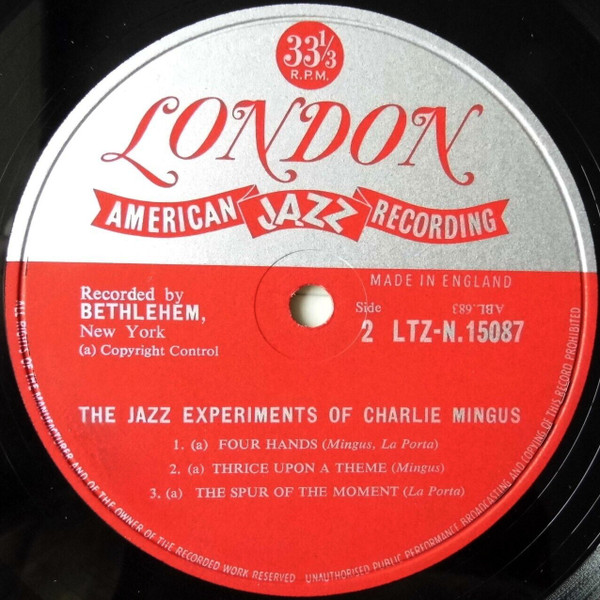Charles Mingus - The Jazz Experiments Of Charlie Mingus | London Records (LTZ-N15087) - 4 Charles Mingus - The Jazz Experiments Of Charlie Mingus | London Records (LTZ-N15087) - 4