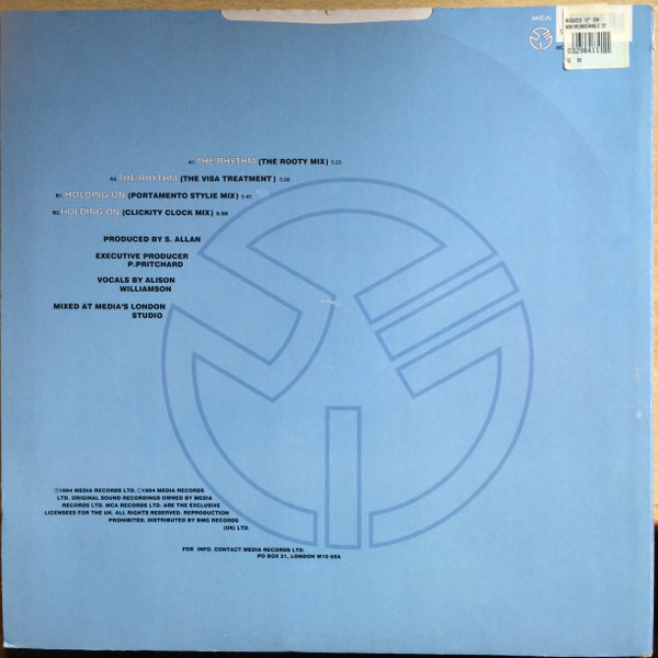 Clock - The Rhythm / Holding On | Media Records (MCSX 1971) - 2