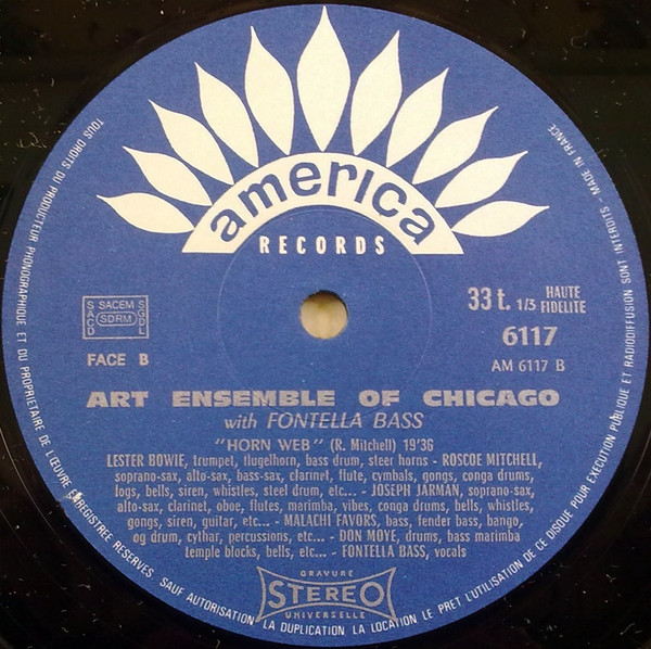 The Art Ensemble Of Chicago With Fontella Bass - Art Ensemble Of Chicago With Fontella Bass | America Records (30 AM 6117) - 4 The Art Ensemble Of Chicago With Fontella Bass - Art Ensemble Of Chicago With Fontella Bass | America Records (30 AM 6117) - 4
