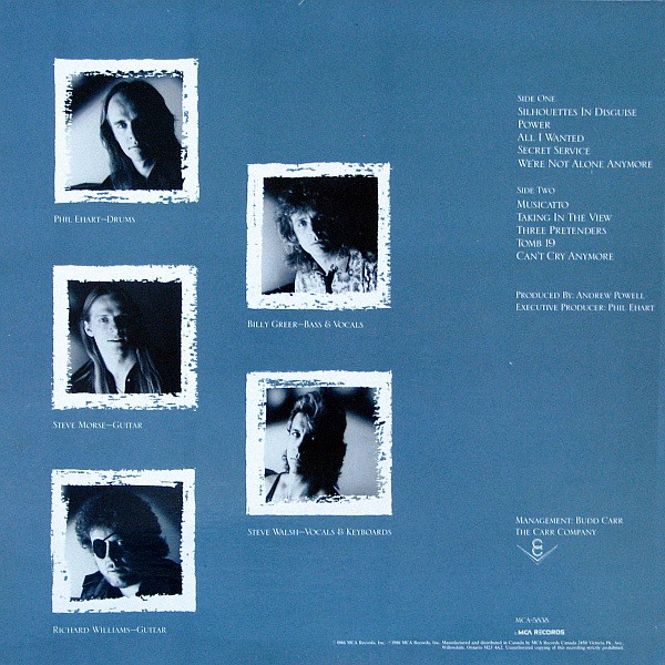 Kansas - Power | MCA Records (MCA-5838)