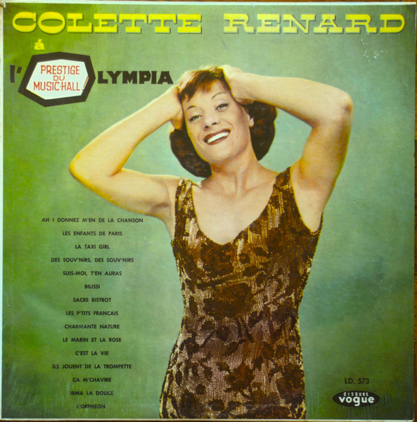 Colette Renard - À L'Olympia | Vogue Productions (LD-573) Colette Renard - À L'Olympia | Vogue Productions (LD-573)