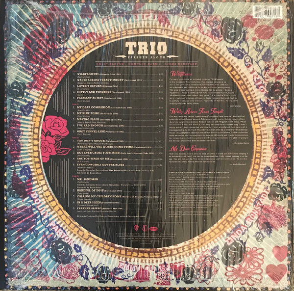 Dolly Parton , Emmylou Harris , Linda Ronstadt - Trio: Farther Along | Warner Bros. Records (R1 554095) - 2