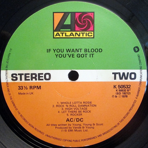 AC/DC - If You Want Blood You've Got It | Atlantic (K 50532) - 4 AC/DC - If You Want Blood You've Got It | Atlantic (K 50532) - 4
