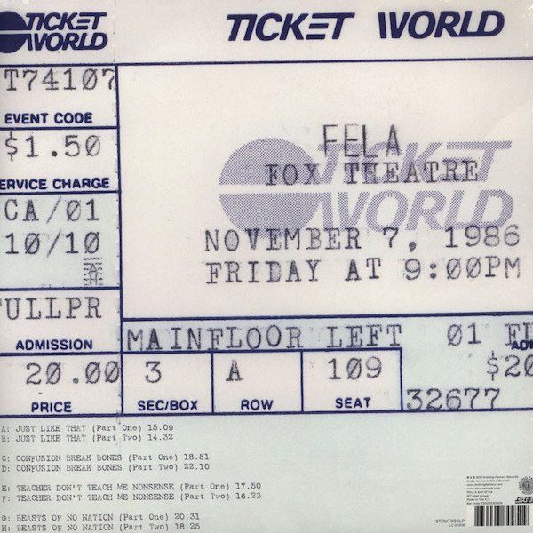 Fela Kuti - Live In Detroit 1986 | Knitting Factory Records (STRUT095LP) - 2 Fela Kuti - Live In Detroit 1986 | Knitting Factory Records (STRUT095LP) - 2