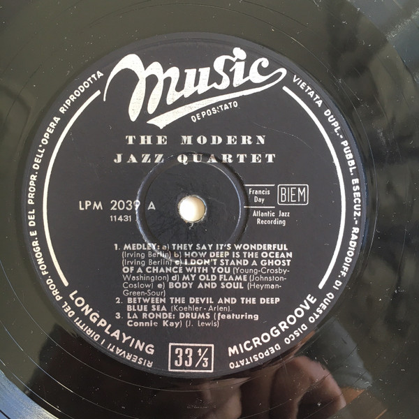 The Modern Jazz Quartet - The Modern Jazz Quartet | Music (LPM 2039) - 3