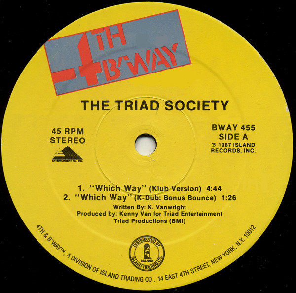 The Triad Society - Which Way | 4th & Broadway (BWAY 455) - main