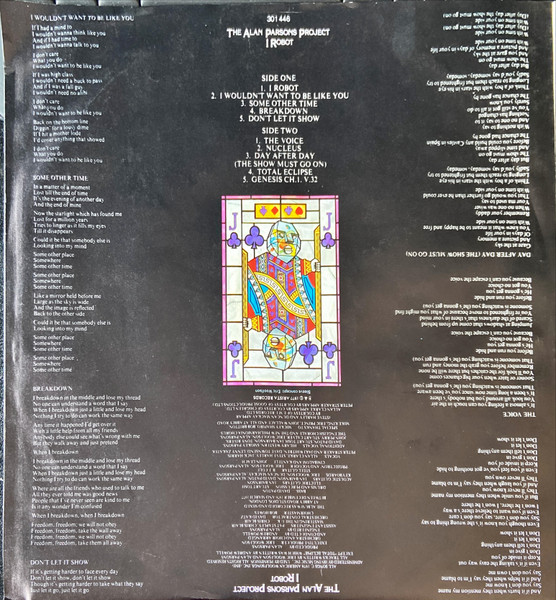 The Alan Parsons Project - I Robot / Pyramid / Eve / The Turn Of A Friendly Card | Arista (301 450-445) - 4