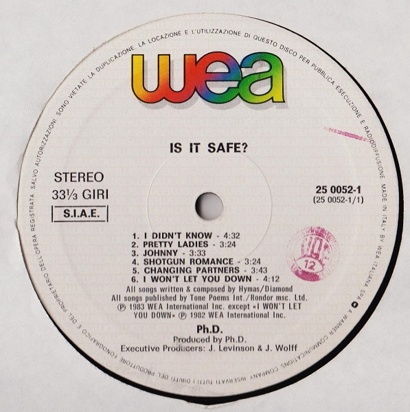 Ph.D. - Is It Safe? | WEA (25 0052-1)