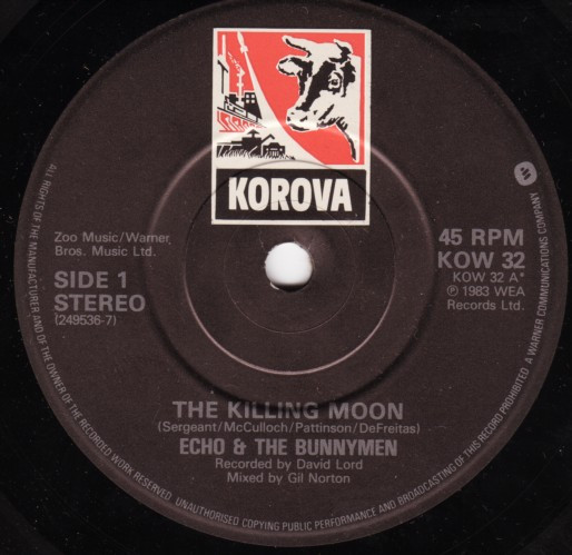 Echo & The Bunnymen - The Killing Moon | Korova (KOW 32) - 3