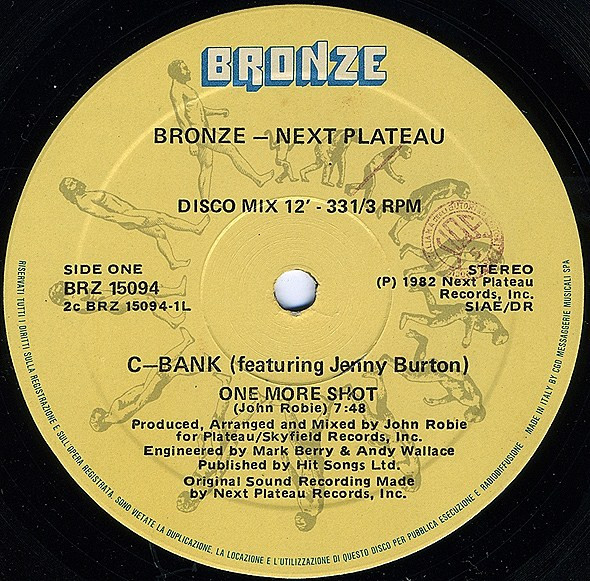 C-Bank Featuring Jenny Burton - One More Shot | Bronze (BRZ 15094)