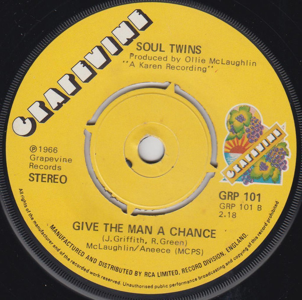 The Soul Twins - Quick Change Artist | Grapevine (GRP 101) - 2