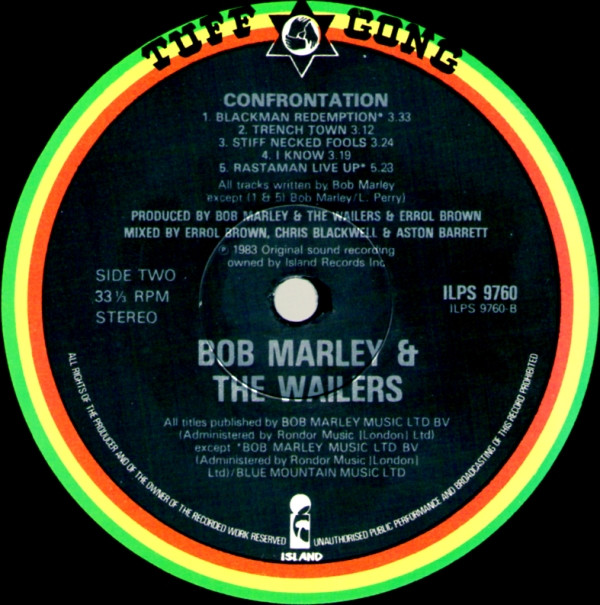 Bob Marley & The Wailers - Confrontation | Tuff Gong (ILPS 9760) - 5 Bob Marley & The Wailers - Confrontation | Tuff Gong (ILPS 9760) - 5