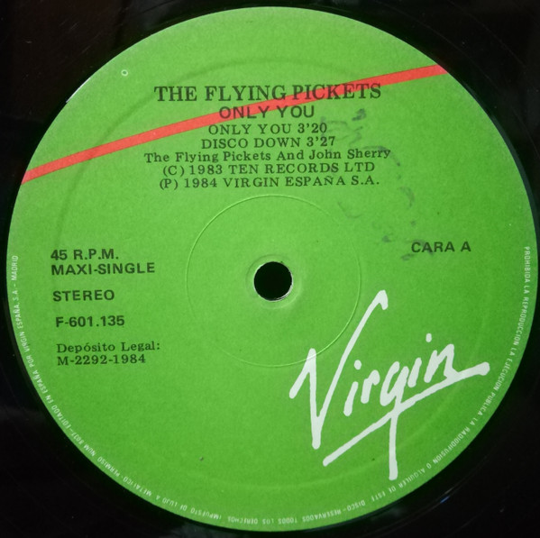 The Flying Pickets - Only You | Virgin (F-601.135) - 3