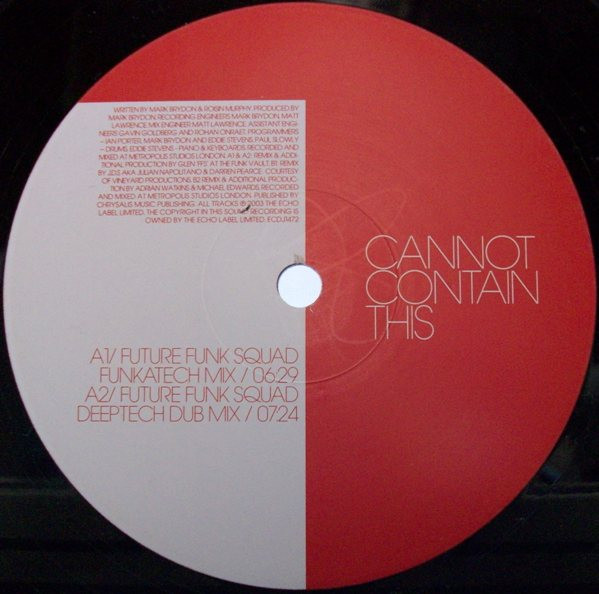 Moloko - Cannot Contain This | Echo (ECDJ1472) - 4
