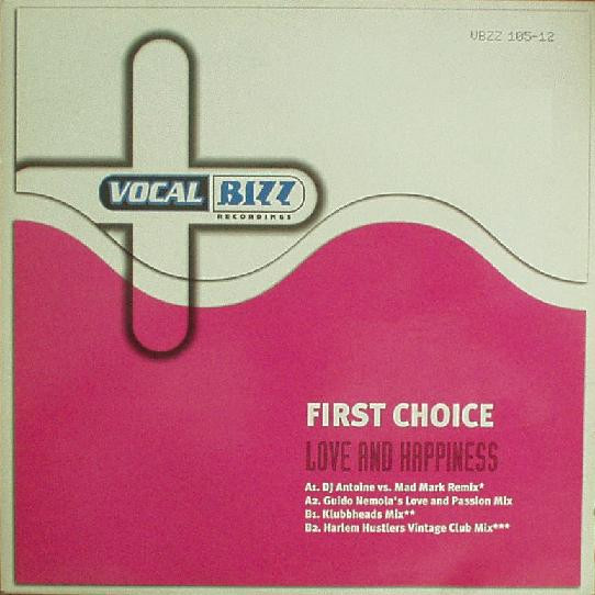 First Choice - Love And Happiness | Vocal Bizz Recordings (VBZZ 105-12)