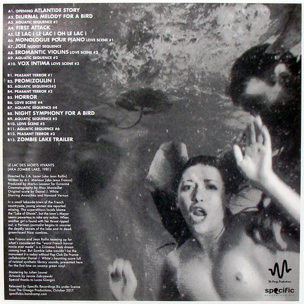 Daniel J. White - Le Lac Des Morts Vivants (Original Motion Picture Soundtrack) | Specific Bis (SPCFCBIS001) - 2