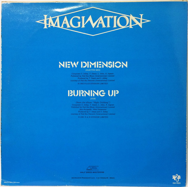Imagination - New Dimension (Electro Mix) | Red Bus Records (RM 9905) - main Imagination - New Dimension (Electro Mix) | Red Bus Records (RM 9905) - main