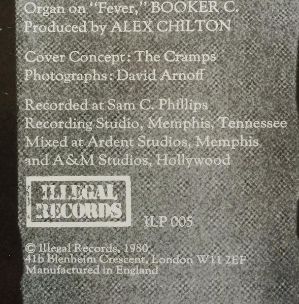The Cramps - Songs The Lord Taught Us | Illegal Records (ILP 005) - 3