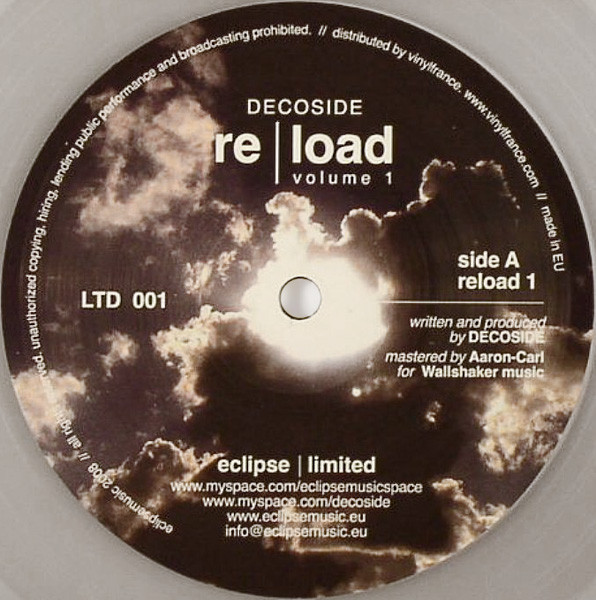 Decoside - Re | Load (Volume 1) | Eclipsemusic (LTD 001) - main