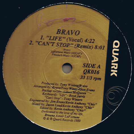Bravo - Life | Quark (QK016)
