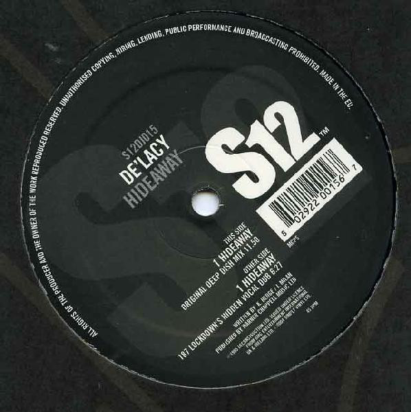 De'Lacy - Hideaway | S12 (S12DJ015) - main