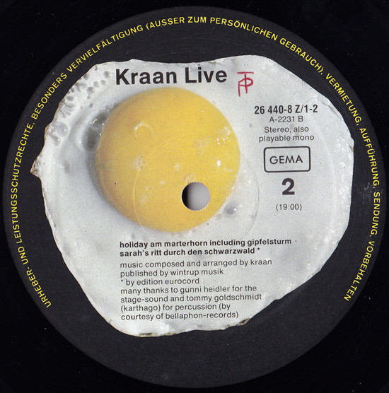 Kraan - Live | Spiegelei (26 440-8 Z/1-2) - 6