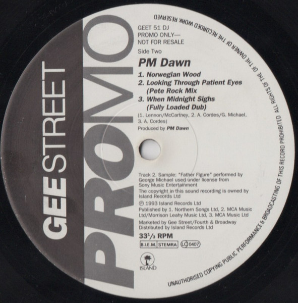 P.M. Dawn - When Midnight Sighs | Gee Street (GEET 51 DJ) - 2 P.M. Dawn - When Midnight Sighs | Gee Street (GEET 51 DJ) - 2