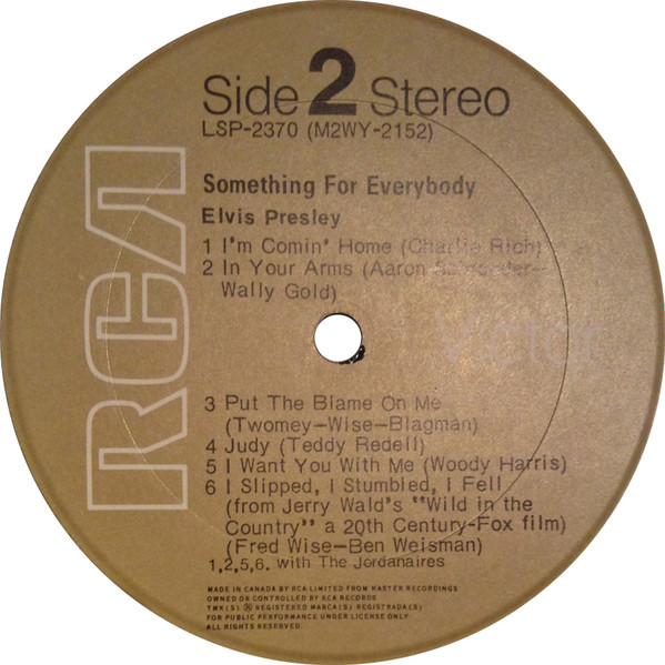 Elvis Presley - Something For Everybody [Vinyl] | RCA Victor (LSP-2370) - 4