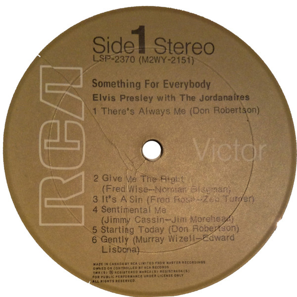 Elvis Presley - Something For Everybody [Vinyl] | RCA Victor (LSP-2370) - 3