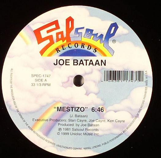Joe Bataan - Mestizo / Rap-O-Clap-O / The Bottle | Salsoul Records (SPEC-1747)