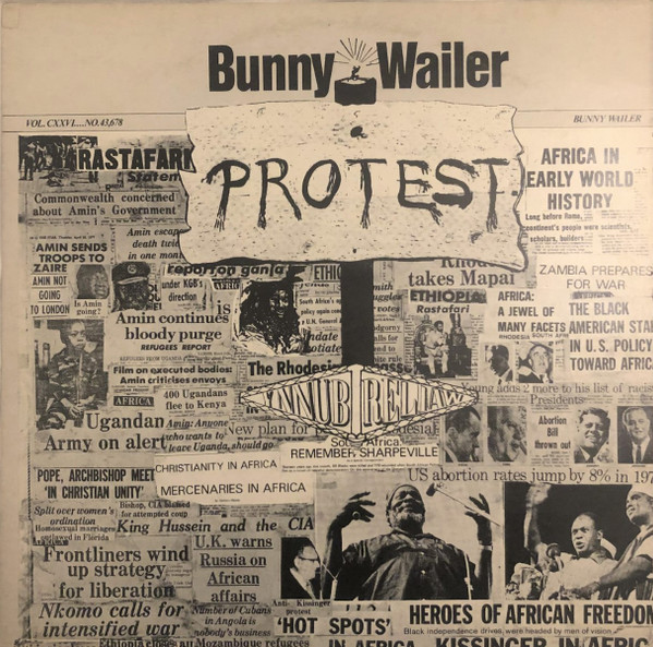 Bunny Wailer - Protest | Island Records (ILPS 9512)