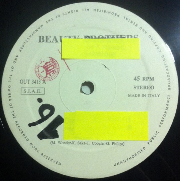 Beauty Brothers - Too Late | Out (OUT 3413) - 3