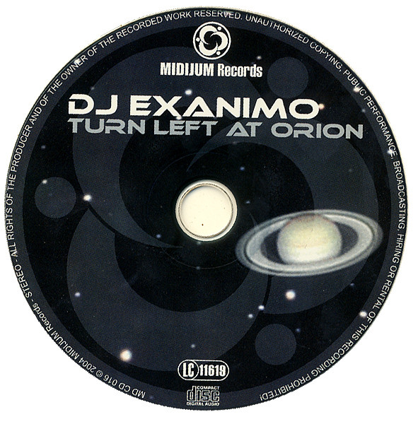 DJ Exanimo - Turn Left At Orion | MIDIJUM Records (MD CD 016) - 4