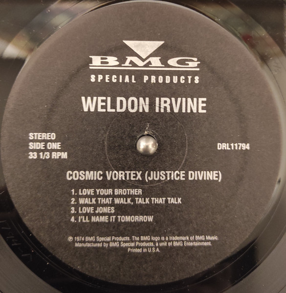 Weldon Irvine - Cosmic Vortex (Justice Divine) | BMG Special Products (DRL11794) - 3
