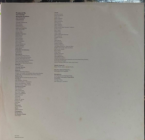 Pat Benatar - Seven The Hard Way [Vinyl] | Chrysalis (OV 41507) - 4