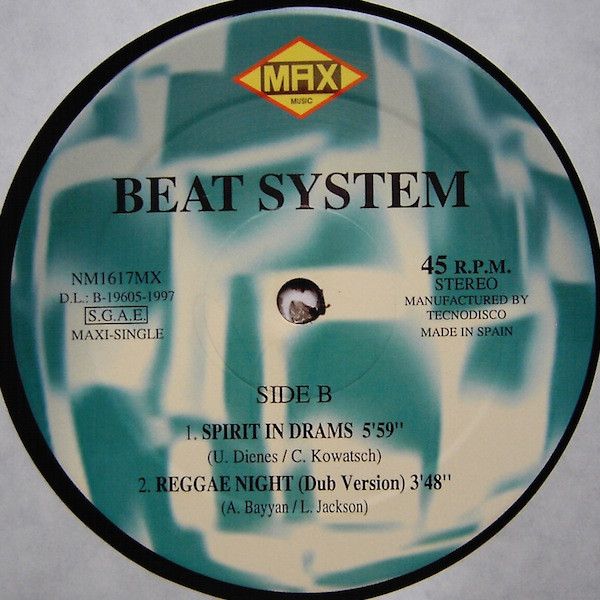 Beat System - Reggae Night | Max Music (NM1617MX) - 3