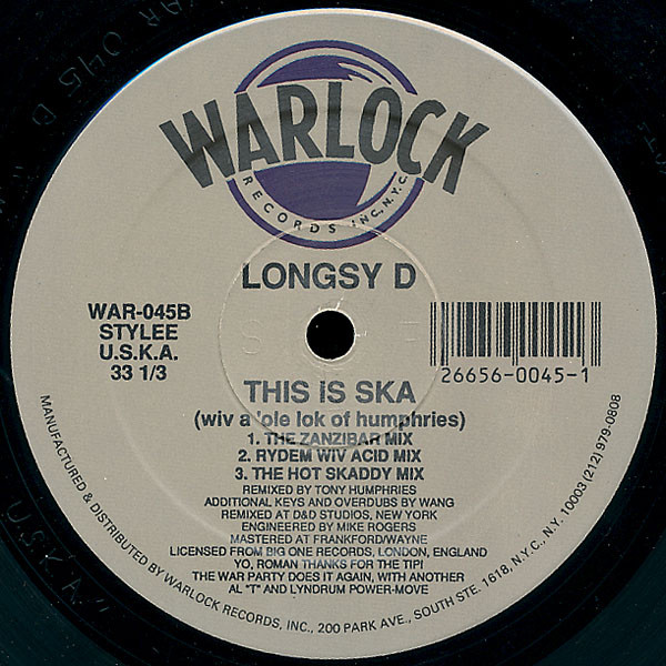 Longsy D - This Is Ska | Warlock Records (WAR-045) - 2 Longsy D - This Is Ska | Warlock Records (WAR-045) - 2