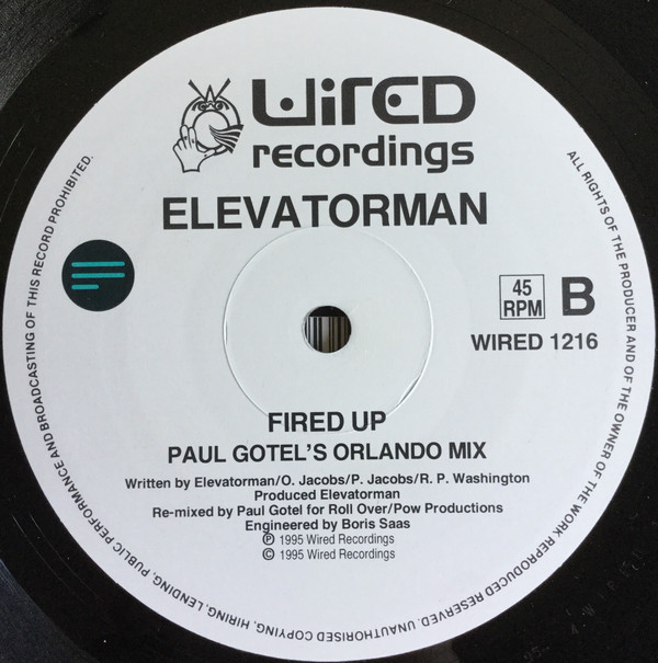 Elevatorman - Fired Up | Wired Recordings (WIRED 1216) - 4 Elevatorman - Fired Up | Wired Recordings (WIRED 1216) - 4