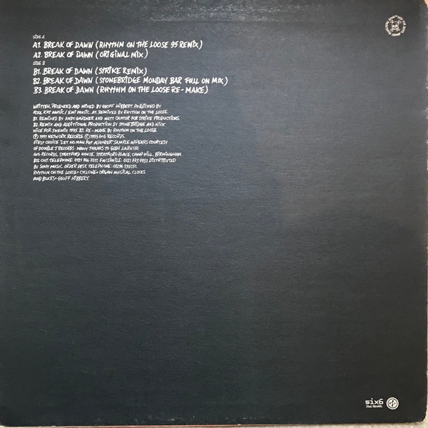 Rhythm On The Loose - Break Of Dawn | Six6 (SIXT126) - 2