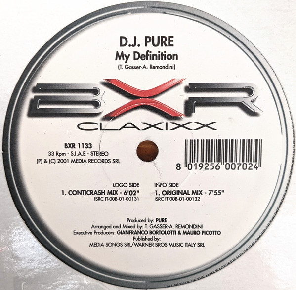 DJ Pure - My Definition | BXR (BXR 1133) - main