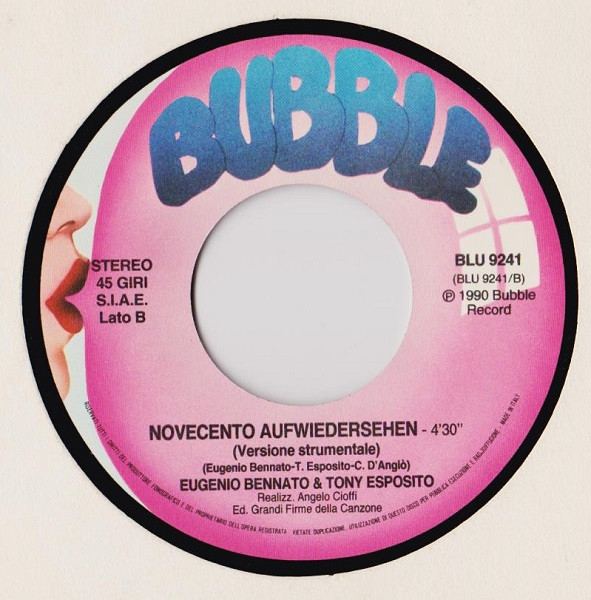 Eugenio Bennato & Tony Esposito - Novecento Aufwiedersehen | Bubble (BLU 9241) - 4