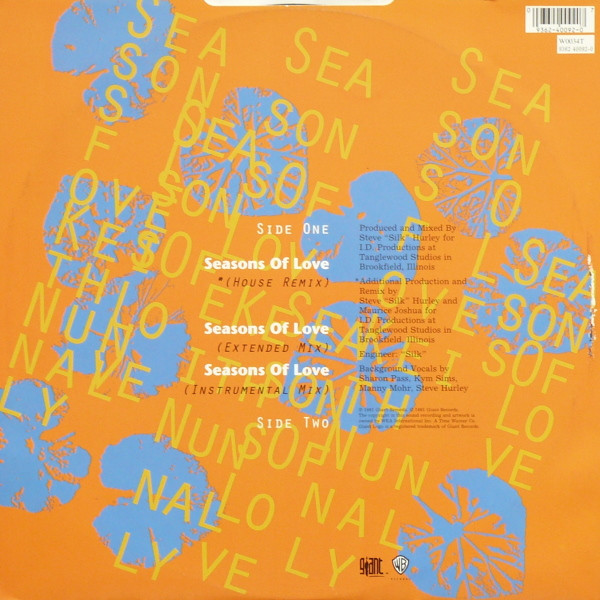 Keith Nunnally - Seasons Of Love | Warner Bros. Records (W 0034 T) - 2 Keith Nunnally - Seasons Of Love | Warner Bros. Records (W 0034 T) - 2