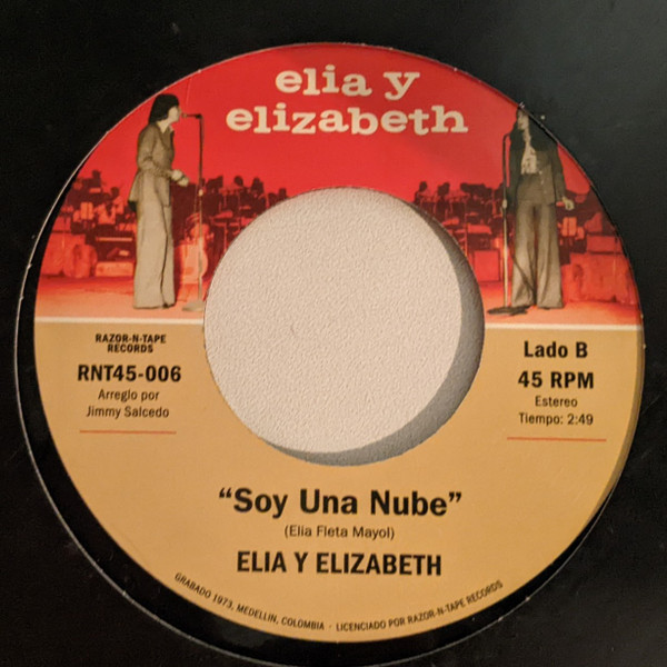 Elia y Elizabeth - Alegria / Soy Una Nube | Razor-N-Tape 45 (RNT45-006) - 2