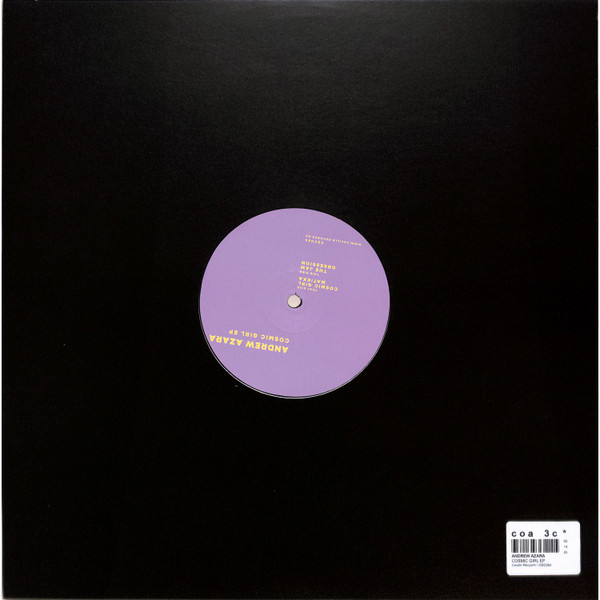 Andrew Azara - Cosmic Girl EP | Cécille Records (CEC064) - 2 Andrew Azara - Cosmic Girl EP | Cécille Records (CEC064) - 2