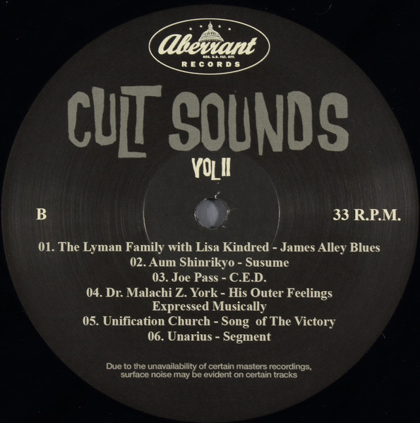 Various - Cult Sounds Vol. II | Aberrant Records (ABERRANT09) - 4