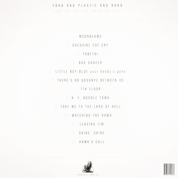 Yoko Ono , The Plastic Ono Band - Take Me To The Land Of Hell | Chimera Music (No. XIX) - 2