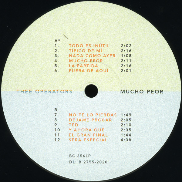 Thee Operators - Mucho Peor | BCore (BC.356LP) - 3 Thee Operators - Mucho Peor | BCore (BC.356LP) - 3