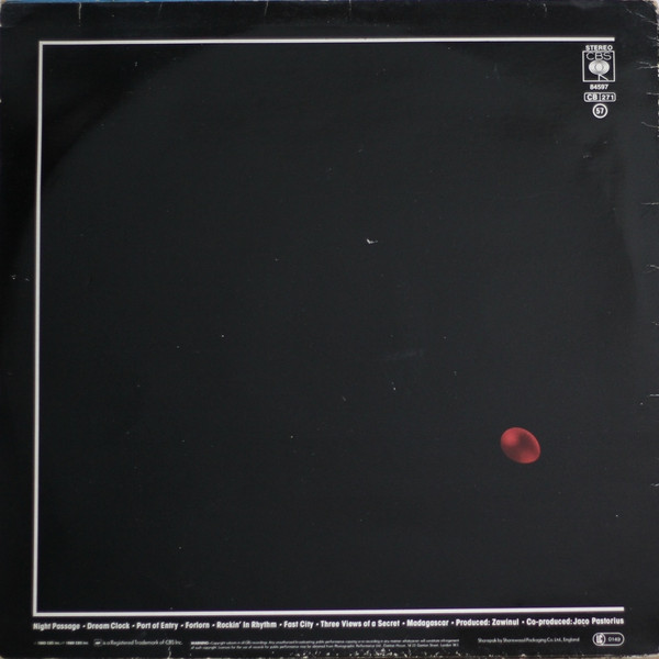 Weather Report - Night Passage | CBS (84597) - 2